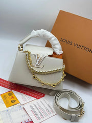 LV Capucine Mini Handbag White