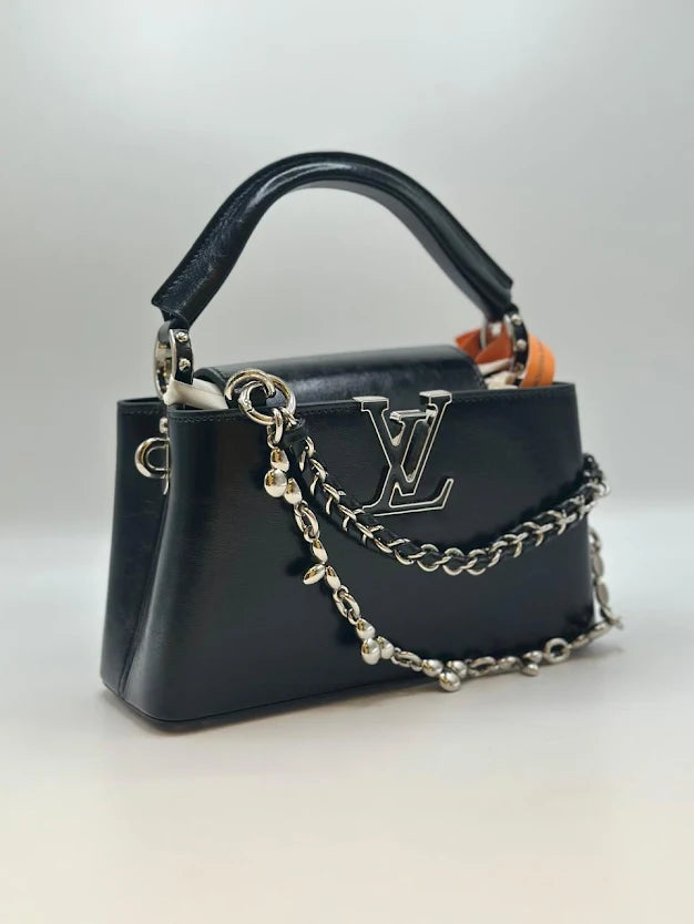LV Capucine Mini Handbag Black