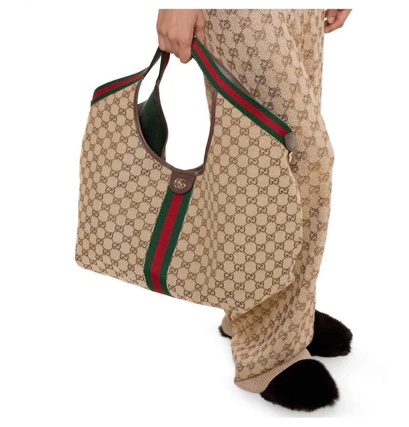 GG Giglio Large Tote Bag Beige